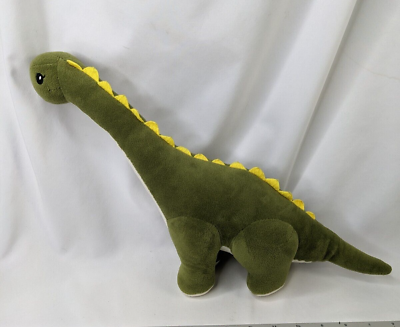 #ad Brontosaurus Dinosaur Plush Green 19 Inch Long Stuffed Animal Toy $13.45