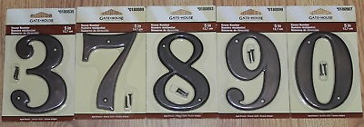 #ad GATE HOUSE 5#x27;#x27; BRONZE NUMBERS $4.68