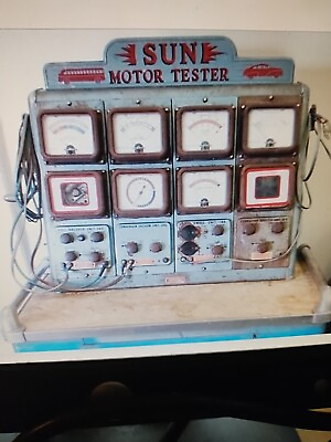 #ad Sun Electric Master Motor Tester User Manual Pdf Book Cd $15.00