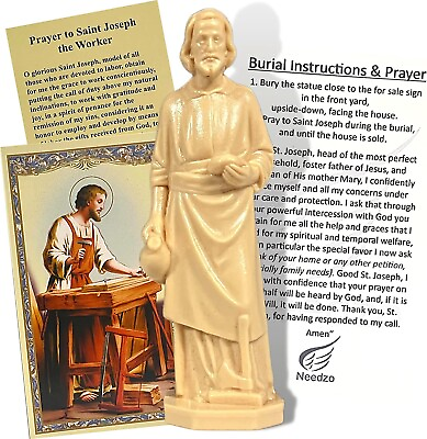 #ad Home Seller Kit Saint Joseph Statue with Prayer Card and Instructions for Use $7.88
