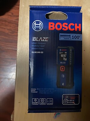 #ad #ad Bosch Blaze GLM100 23 Laser Measure New Sealed ✅ $35.99