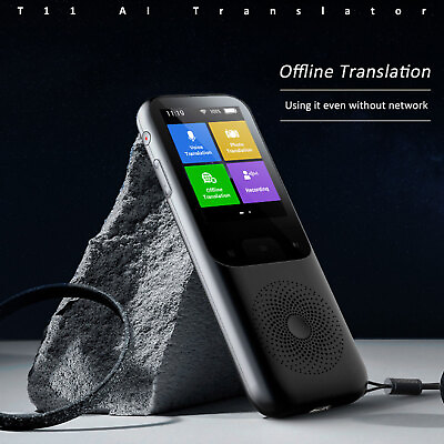 #ad 138 Language Voice Translator Device Portable Smart Translator Two Way Online $69.10
