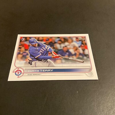 #ad 2022 Topps Curtis Terry Rookie # 97 Texas Rangers $1.00