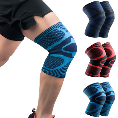 #ad Men Knee Brace Sports Running Basketball Gym Sports Leg Knee Fitness Support $9.99