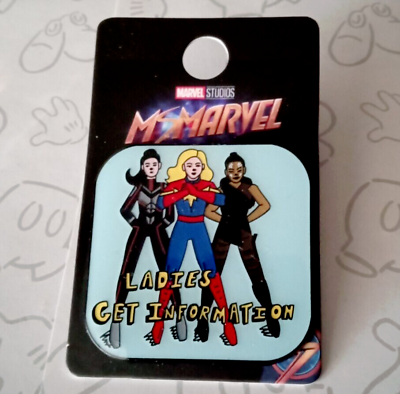 #ad Ms Marvel Ladies Get Information Captain Marvel Valkyrie Kate Bishop Disney Pin $14.24