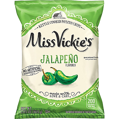 #ad Flavored Potato Chips Jalapeno 1.375 Ounce Pack of 28 $33.43