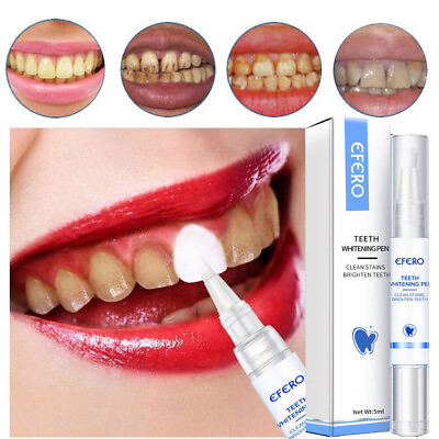 #ad Teeth Whitening Essence Teeth Whitening Pen Oral Cleaning Removes Plaque Stains $8.62