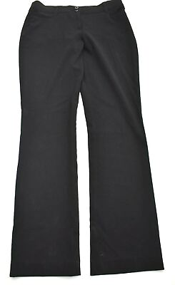 #ad Maurices Women Flat Front Straight Leg 2 Button Dress Chino Pants 2 Regular $12.09