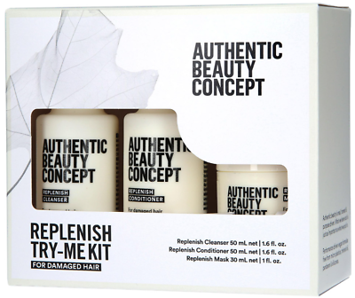 #ad Authentic Beauty Concept Replenish Try Me Kit Shampoo Conditioner amp; Mask $19.95