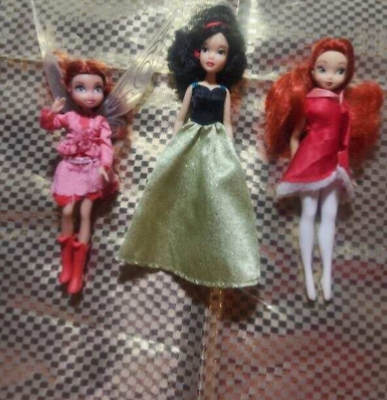 #ad Mini Disney princesses lot of 3 Snow White plus 2 more $15.00