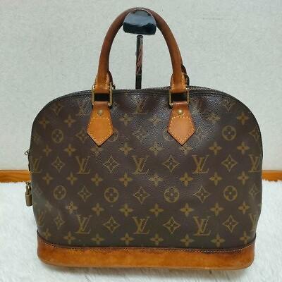 #ad LOUIS VUITTON Monogram Alma Hand Bag brown M51130 $259.00