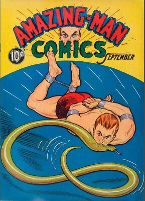 #ad AMAZING MAN COMICS 22 Unique Issue Collection On USB Flash Drive $13.96