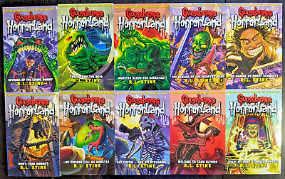 #ad Goosebumps HorrorLand Series 1 10 Lot Paperback Chapter Books Set R. L. Stine $24.95