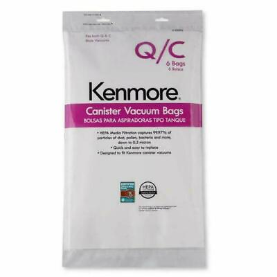 #ad #ad Kenmore 53292 6 Pack Type Q HEPA Vacuum Bags for Canister Vacuums $12.99
