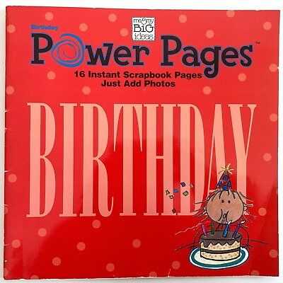 #ad Me amp; My Big Ideas Power Pages Instant Scrapbook 12x12 Birthday 16 Pages MAMBI $8.99