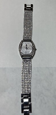 #ad Victoria Wieck Watch Beverly Hills Silver Tone Rhinestones Bracelet Watch NEW $49.88