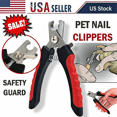 #ad Pet Dog Cat Stainless Steel Professional Nail Toe Trimmer Clipper Grooming Tool $9.99