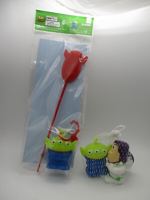 #ad Bath toy Fishing set toy stoy disney pole alien 2 buzz daiso japan $8.09