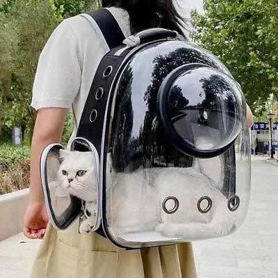 #ad Bag Space Pet Backpacks Breathable Portable Transparent Backpack Carrier Space $49.99