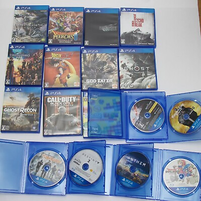 #ad Set 17 PlayStation 4 PS4 Game Soft Disc Japanese Version Free Shipping $120.00