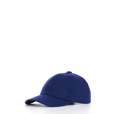 #ad LORO PIANA 495$ Baseball S Cap In Vibrant Blue Cashmere Storm System $382.50
