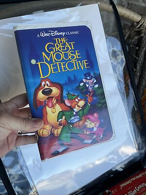 #ad The Adventures of the Great Mouse Detective VHS 1992 $5.99