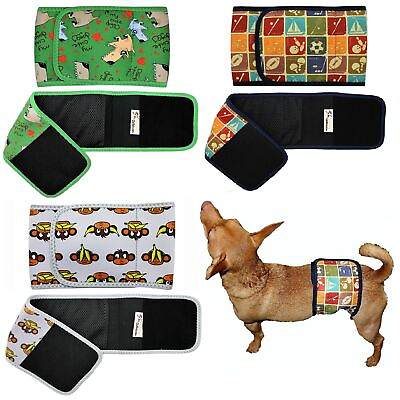 Dog BELLY BAND Male Diaper Wrap Reusable Washable NEOPRENE Small Large XXS XXXL $12.99