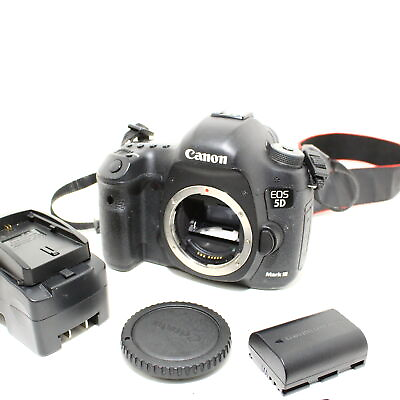 #ad Canon EOS 5D MARK III 22.3 MP Digital SLR Camera Black Body Only $365.70