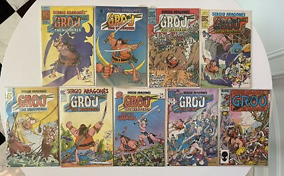 #ad Groo the Wanderer 1982 1983 lot complete set 1 8 Pacific Comics Sergio Aragones $99.00
