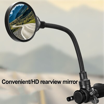 #ad Good Compatibility Adjustable Rotation Rotation Black Universal Mirror $28.68