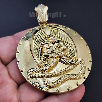 GOLD PLATED 2PAC EUPHANASIA HIP HOP STYLE BLING LARGE FASHION CHARM PENDANT $22.99