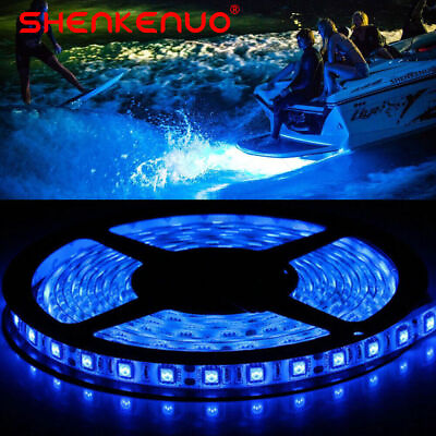 #ad 5M Blue LED Light Strip 2835 Rope Tape Light 300 LEDs Waterproof Flexible 12V $15.99