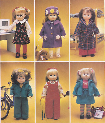 #ad #ad McCall#x27;s 2506 Doll Clothes Wardrobe w Plush Dog Pattern 18 inch Dolls Clothing $11.69