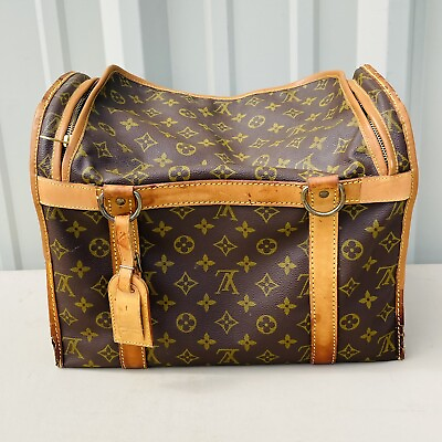 #ad #ad Authentic Louis Vuitton Monogram Pet Carrier Airline Dog Cat *Sold As Is* $960.00