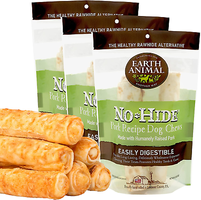 #ad No Hide Small Rawhide Alternative Rolls Flavored Natural Dog Chew $52.99