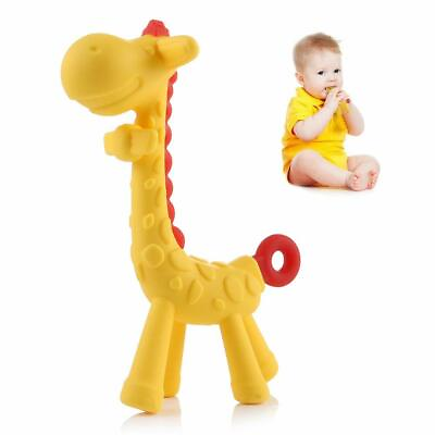 #ad Baby Teether Food Grade Silicone Yellow Teether With Storage Box ‎3 M 2 Yrs $49.02