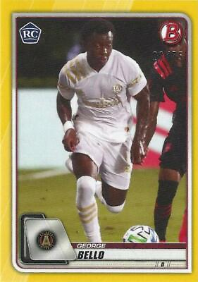 #ad 2020 Topps Bowman Major League Soccer Yellow Parallel 75 MLS #41 #60 $4.99