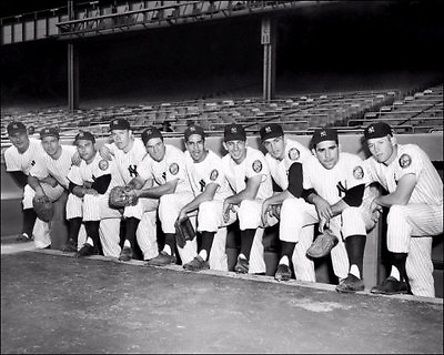 #ad 1952 New York Yankees Photo 8X10 Mantle Rookie Berra Rizzuto Martin Mize Bronx $7.95
