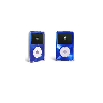 #ad Blue Apple iPod Classic Aluminum Plated Hard Case Cover 6th 80 120gb 7th 160gb $9.99