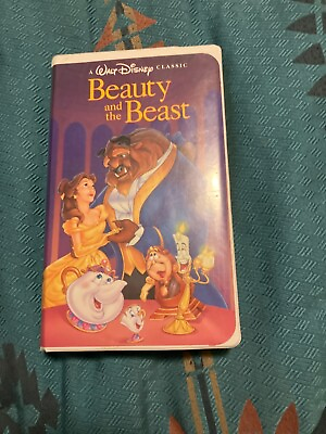#ad Beauty and The Beast VHS 1992 Walt Disney#x27;s Black Diamond $1300.00