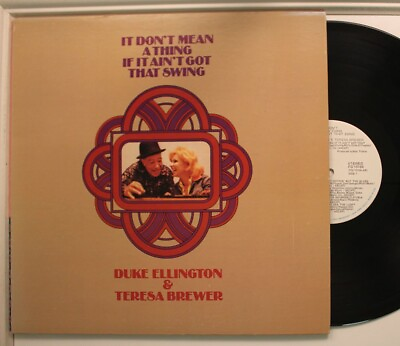 #ad Duke Ellington amp; Teresa Brewer Lp It Dont Mean A Thing If It Aint Got That Swing $12.99