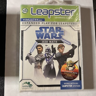 #ad Star Wars Jedi Math Leapster 2005 $12.60