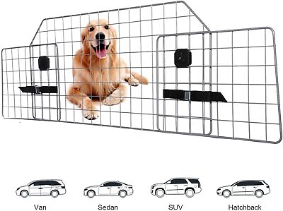 Dog Pet Car Barriers Fence Cage Gate for SUV Vehicles Adjustable Safety 03 $49.99
