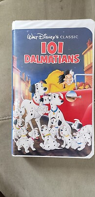 #ad 101 Dalmatians Black Diamond Collection VHS 1992 $50.00