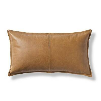 #ad Genuine Leather Cushion Cover Lambskin Pillow Soft Case Home Decor pillow 22 $84.00