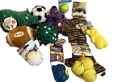 #ad Big Box Of New dog toys For Medium To large Dogs Valued At Over $50 M109 $19.90