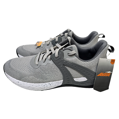 #ad Avia Men#x27;s Comfortable Sneakers Shoes Trainer Athletic Low Top Gray Knit $21.95