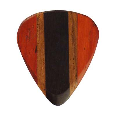 #ad Padauk Teak amp; Ebony Wood Guitar Pick 3.0 mm 351 Wedge Handmade Plectrum $5.99