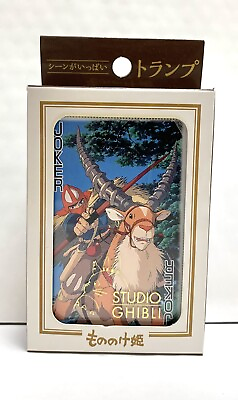 #ad Hayao Miyazaki Princess Mononoke Studio Ghibli Playing Cards Rare $17.99