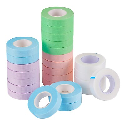 #ad 25 PCS Eyelash Extension Tape Breathable Medical Tape Adhesive Fabric Lash Tape $18.79